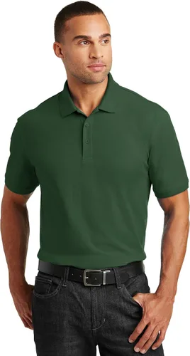 Vista 15 de Port Authority Unisex Core Classic Pique Polo Negro profundo