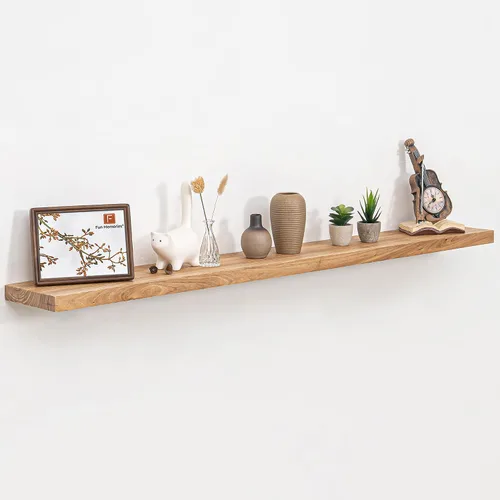 Vista 21 de Estantes flotantes para decoración de pared, estantes rústicos de madera recuperada de 24 x 8 pulgadas, estantes de montaje en pared resistentes