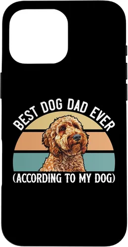 Vista 19 de Best Dog Dad Ever According to My Goldendoodle Funny Doodle Case for iPhone 17