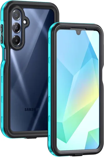 Vista 19 de Lanhiem - Funda para Samsung Galaxy A16 5G, impermeable IP68, resistente al polvo, con protector de pantalla integrado, cubierta protectora