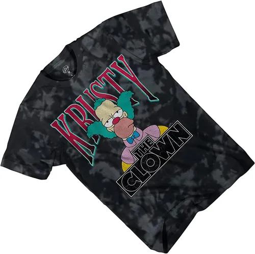 Vista 4 de The Simpsons Camiseta Krusty The Clown Homer, Bart, Lisa y Krusty The Clown para hombre