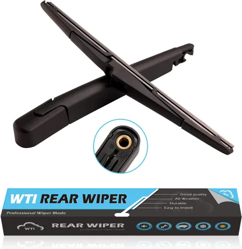 Vista 8 de WTI Juego de limpiaparabrisas trasero compatible con Kia Sedona 2006-2014 minivan parabrisas trasero, kit de limpiaparabrisas trasero, accesorios