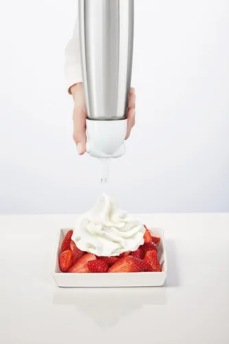 Vista 11 de iSi North America Easy Whip Plus (1 pinta) - Batidor de crema con botella de acero inoxidable, fácil de usar para aderezos con sabor casero