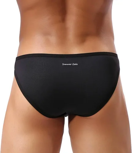 Vista 5 de Summer Code Calzoncillos sexys de micro malla para hombre, ropa interior suave y transpirable