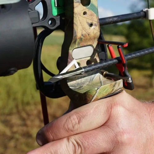 Vista 2 de Muzzy Bowhunting 3 Blade Archery Arrow Broadhead 100 o 125 Granos - Paquete de 6