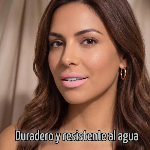 Vista 5 de Mynena Lápiz labial líquido mate rosa claro fresco Comodidad duradera A prueba de manchas resistente a transferencias Cobertura completa que