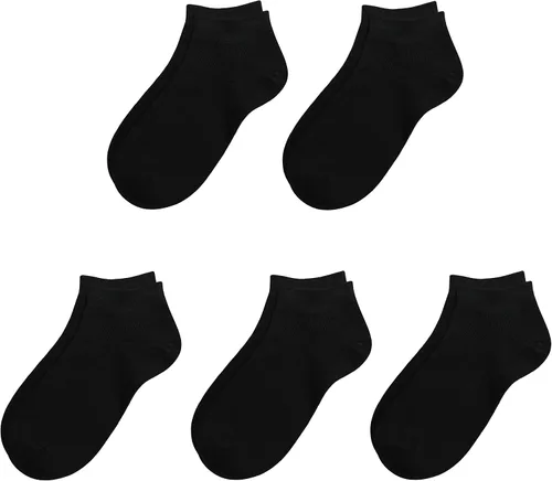 Vista 22 de SERISIMPLE Calcetines de bambú de viscosa para la escuela, calcetines de tobillo súper suaves para niños, puños elásticos, calcetines atléticos