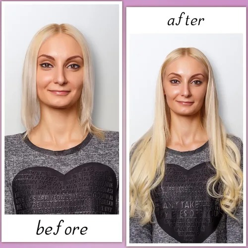 Vista 6 de Zhehao Herramienta de extensiones de cabello, cabeza C, punta en U, varilla de conector de hierro con 2 bolsas de queratina pegamento granulado