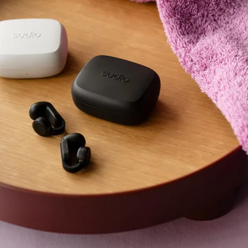 Vista 7 de Sudio Audio B3 Auriculares inalámbricos de oreja abierta – Auriculares Bluetooth 5.3 con clip con ajuste seguro, resistentes al sudor, micrófono