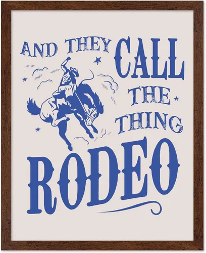 Vista 62 de Poster Master Póster de You've Yeed Your Last Haw, estampado retro de vaquero azul, arte occidental, arte moderno, arte del salvaje oeste, regalo