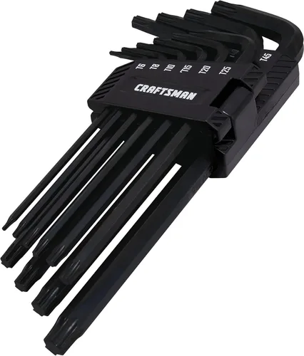Vista 2 de CRAFTSMAN Juego de llaves hexagonales Allen con extremo de bola, Torx, 10 piezas (CMHT26031)