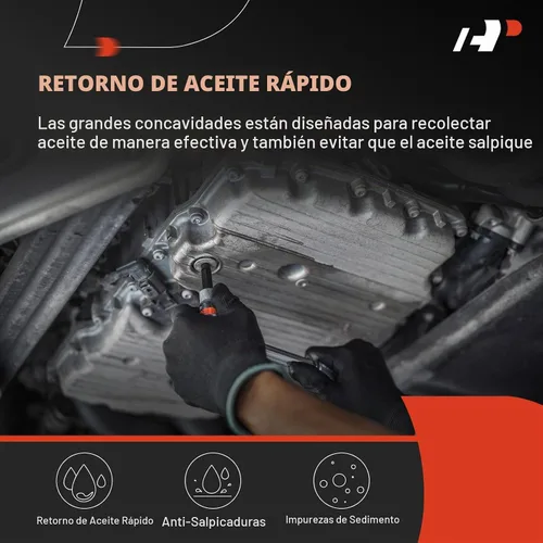 Vista 5 de A-Premium - Sump de aceite de motor con tapón de drenaje