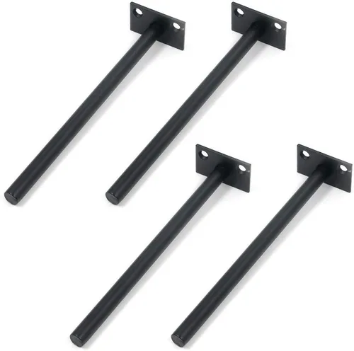Vista 15 de Antrader Soporte de Estante Flotante Negro, 4 Piezas Soportes Ocultos de Estante de 2 Pulgadas Soporte Ciego de Estante Soportes Ocultos