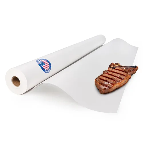 Vista 20 de Papel de carnicero negro de 18 x 2160 pulgadas (180 pies) – Rollo de papel de carnicero natural hecho en Estados Unidos para carne y pescado, sin