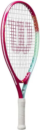 Vista 2 de Wilson Intrigue Junior 21 Girls Tennis Racket Red/Yellow Strung 205g L