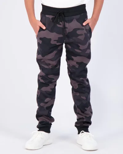 Vista 2 de Real Essentials - Paquete con 3 pantalones Pantalones deportivos de vellón suave para niños
