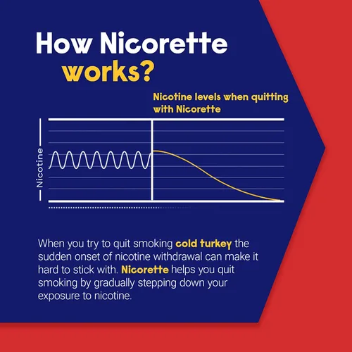 Vista 4 de Nicorette Goma de mascar de nicotina recubierta de 4 mg para ayudar a dejar de fumar con el programa de apoyo conductual, ayuda para dejar de fumar