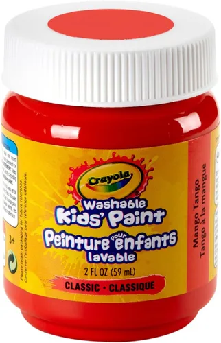 Vista 9 de Pintura de Crayola lavable para niño (6 colores surtidos) 2 oz cada una, paquete de de 1, Variados Varios