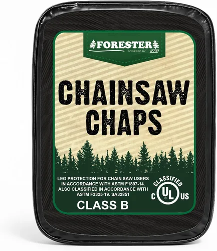 Vista 2 de FORESTER Chainsaw Chaps for Men & Women Apron-Style Chaps with Pocket & Adjustable Waist Chainsaw Safety Equipment