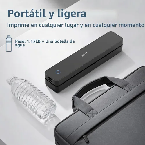 Vista 5 de HPRT Impresora térmica portátil sin tinta inalámbrica para viajes