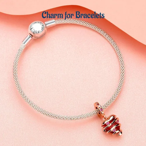 Vista 122 de Amufer S925 Charms for Women, compatible with Pandora Bracelets and Necklaces, Jewelry Gift