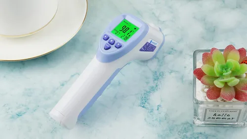 Vista 7 de Termómetro digital infrarrojo temporal de grado médico sin contacto para adulto/bebé/niño/bebé/enfermera. Amplim mejor temperatura de la fiebre
