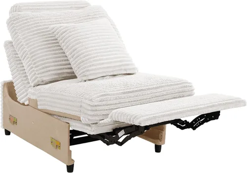 Vista 41 de RARZOE Módulo de Reposabrazos para Sofá Seccional Modular, Reposabrazos de Pana Módulo de Sofá Modular Parte Lateral para Sala de Estar Sofá