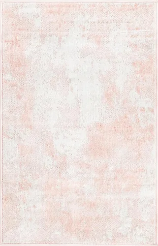 Vista 3 de Unique Loom Eos Collection - Alfombra rectangular de 2 pies x 3 pies 1 pulgada, color rosa clavel y marfil