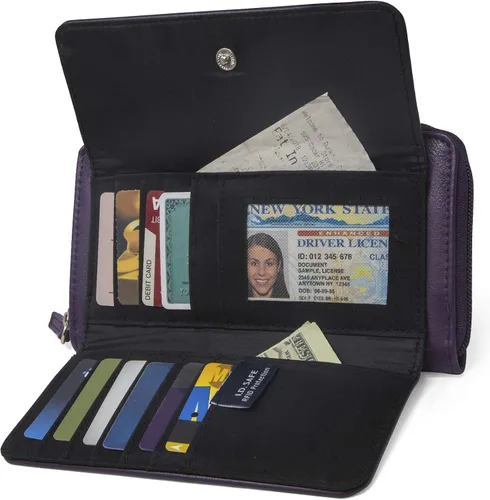 Vista 2 de Nautica Bulk Cargo - Cartera con cremallera para mujer