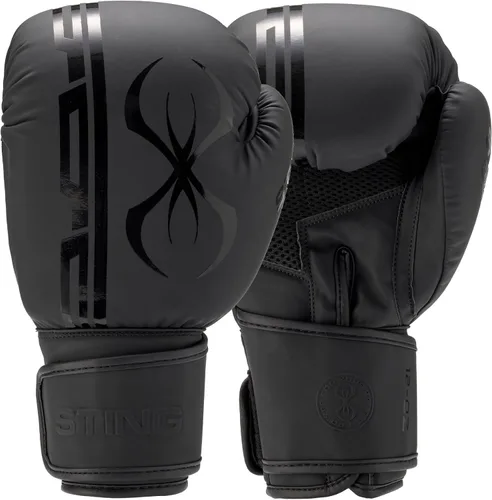 Vista 12 de Guantes de boxeo STING Armaplus Material exterior T3, sistema de revestimiento flotante, relleno de núcleo Hi Flow, correa de soporte de muñeca