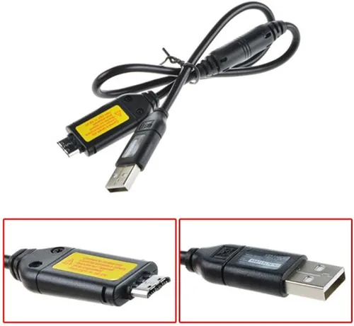 Vista 2 de Marg Cargador de batería USB+cable de sincronización de datos para cámara Samsung L301 TL9 TL100 TL105