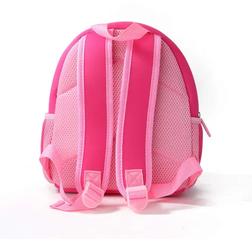 Vista 3 de Mochila impermeable para niños de 2 a 5 años, para el jardín de niños, mochila 3D de lindos dibujos animados, de neopreno, mochila de animales