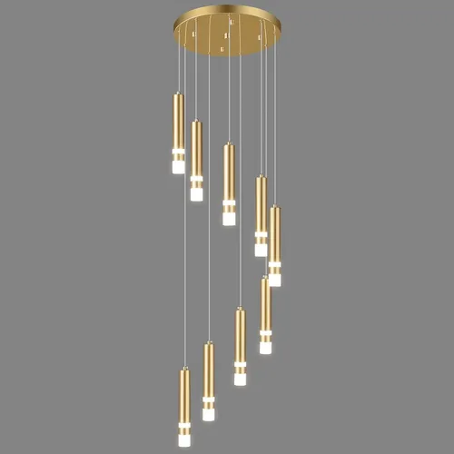 Vista 14 de Lámpara colgante moderna para cocina, lámpara LED regulable, cromada, mini iluminación colgante para isla de cocina, dormitorio, mesita de noche