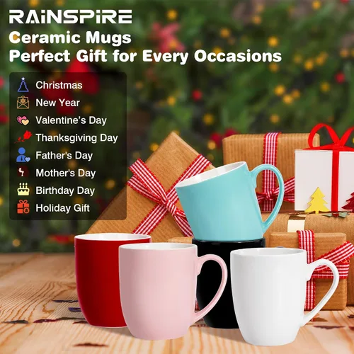 Vista 8 de Urbanstrive Taza de café grande de 16 oz con asa, taza de té taza de café novedosa idea de regalo para hombres y mujeres, trabajo de oficina