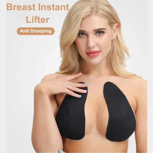 Vista 4 de Silicone Push Up Invisible Bra Adhesive Nipple Cover Pasties Boob Breast Lift Tape Cache Teton for Bikini Instant Bust