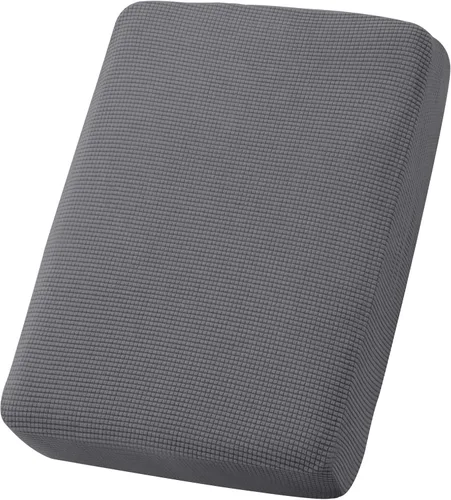 Vista 45 de ADPON Fundas de sofá modular, funda de cojín para sofá o sillón en forma de L, funda separada para sofá seccional izquierdo o derecho (1 diván, gris)
