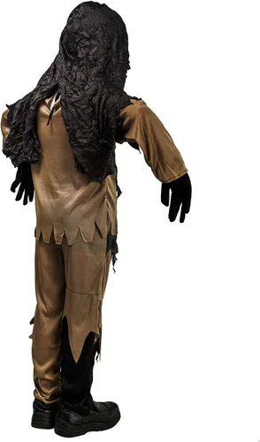 Vista 4 de DSplay Disfraces de zombi de fantasma de terror para niños, Multicolorido