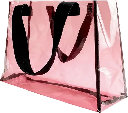 Vista 9 de Bolsa grande transparente – Versátil, impermeable, resistente a las manchas, bolsa de hombro transparente para el trabajo