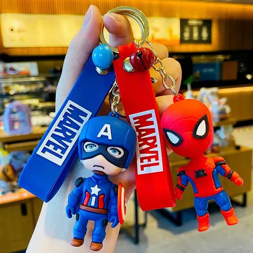 Vista 7 de Iron ManAvengers - Llavero de peltre con logotipo de ManAvengers, llavero para hombre con anillos de metal de aleación desmontables