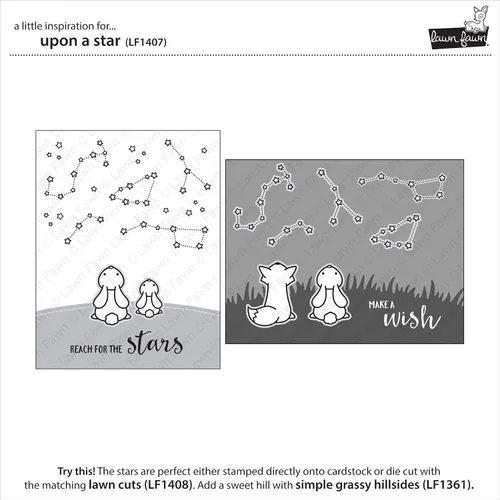 Vista 3 de Lawn Fawn Sellos transparentes - Upon A Star (LF1407)