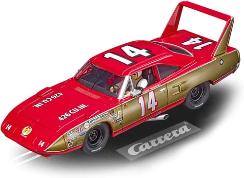 Vista 3 de Carrera 30944 Plymouth Superbird No. 14 1:32 Escala Digital Ranura Coche Carreras Vehículo Digital Ranura Coche Carreras Pistas