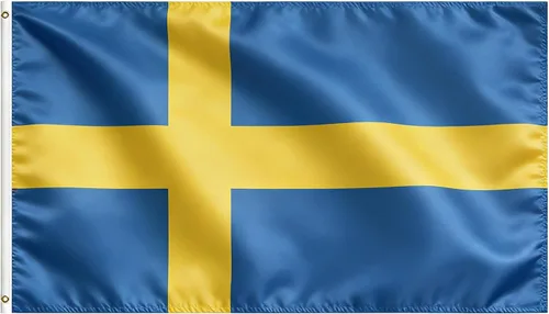 Vista 46 de Bandera de Estados Unidos, bandera de Estados Unidos, 3 x 5 pies, banderas ligeras de poliéster con 2 ojales de latón para decoraciones de fiestas