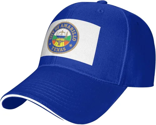 Vista 13 de Amarillo Texas Seal Baseball Cap for Men Women Hats Adjustable Outdoor Trucker Hat
