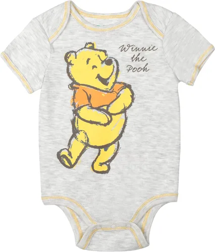 Vista 2 de Disney Winnie The Pooh - Conjunto de capas para bebés overol con pantalones y gorro con peto