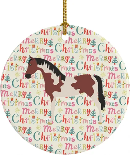 Vista 68 de Caroline's Treasures Adorno de cerámica de avestruz común para árbol de Navidad, decoración colgante para el hogar, Navidad, vacaciones, fiesta