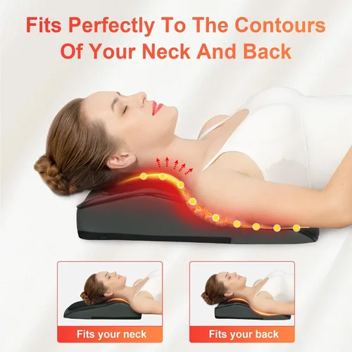 Vista 2 de COMFIER Masajeador de cuello Shiatsu y almohada de masaje