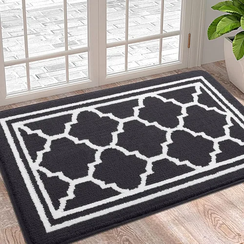 Vista 21 de Buganda Alfombra para Puerta Interior, Tapete Resistente a la Suciedad y Absorbente, Antideslizante, Alfombras de Perfil Bajo para Entrada