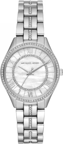 Vista 11 de Michael Kors Lauryn Reloj para Mujeres, Reloj de Pulsera de Acero Inoxidable para Mujeres