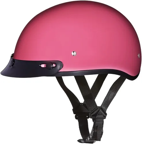 Vista 22 de Casco de Motocicleta Medio Casco - Ligeros y Elegantes, Aprobados por el Departamento de Transporte (DOT) para Adultos - Perfectos para Hombres