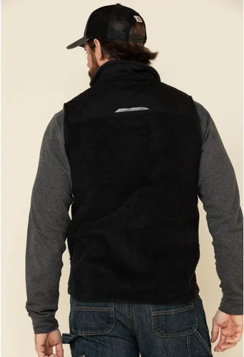 Vista 3 de Carhartt Chaleco de vellón Yukon Extremes Wind Fighter para hombre, Verde -Oliva